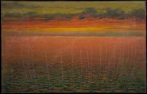 Image of Sunset--Lake Michigan