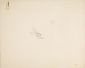 Image of Oswald upper half with long ears (Drawing 199)