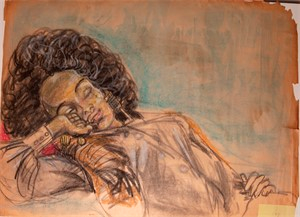 Image of Female portrait, sleeping