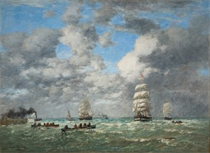 Image of Leaving the Port of Le Havre; Shipping