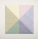 Image of Eight Squares with a Different Color in Each Half Square (Divided Horizontally and Vertically) Plate #6