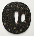Image of Tsuba (Sword Guard) (Coral Design)