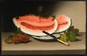 Image of Still Life with Watermelon and Grapes